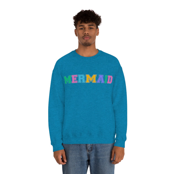 Varsity MERMAID Crewneck Sweatshirt