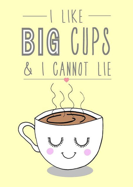 Big Cups A4 Print - Kate Garey