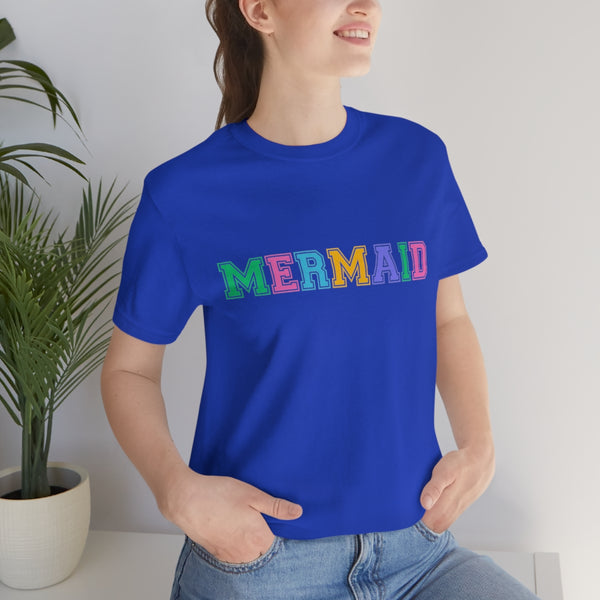 Varsity Mermaid Jersey Short Sleeve Tee