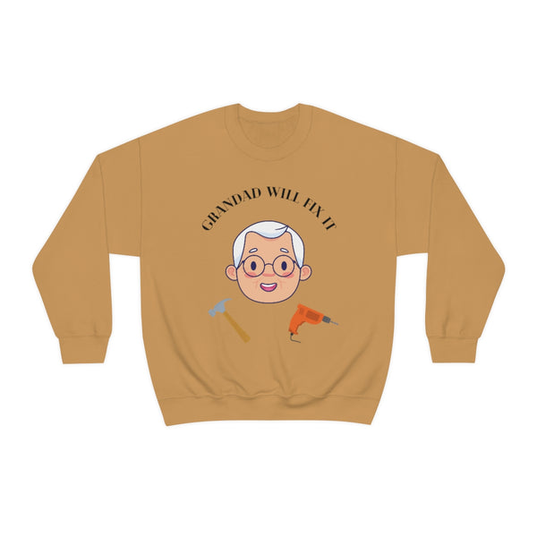Grandad Will Fix It Crewneck Sweatshirt