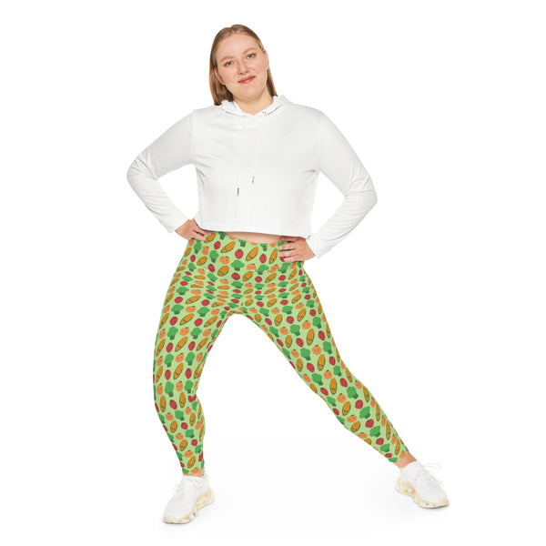 Veggie Garden Plus Size Leggings