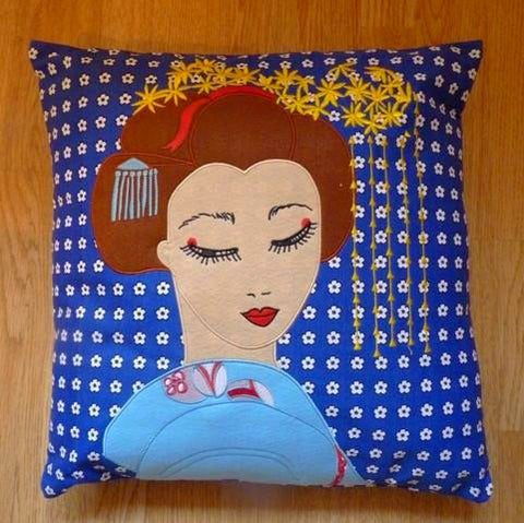 Geisha Cushion Cover - Kate Garey