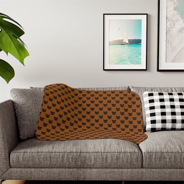 Pumpkin Spice Sherpa Blanket