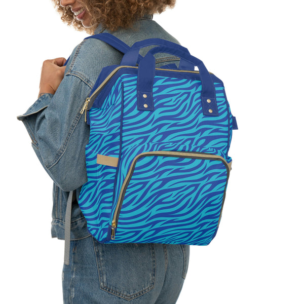 Blue Tiger Avatar Diaper Backpack