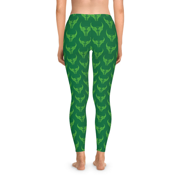 TT Cyber Stretchy Leggings Green