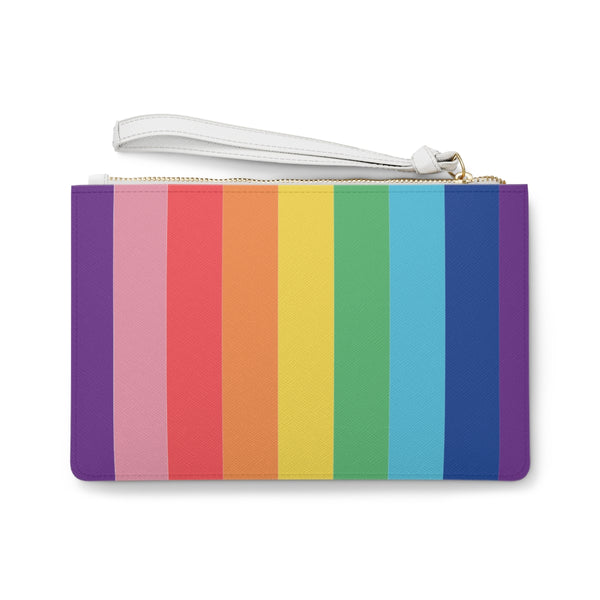 Rainbow Chunk Clutch Bag