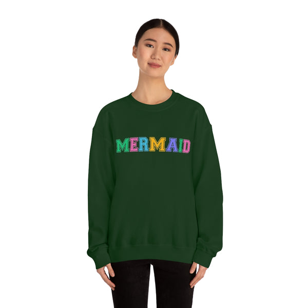 Varsity MERMAID Crewneck Sweatshirt