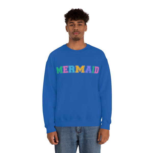 Varsity MERMAID Crewneck Sweatshirt