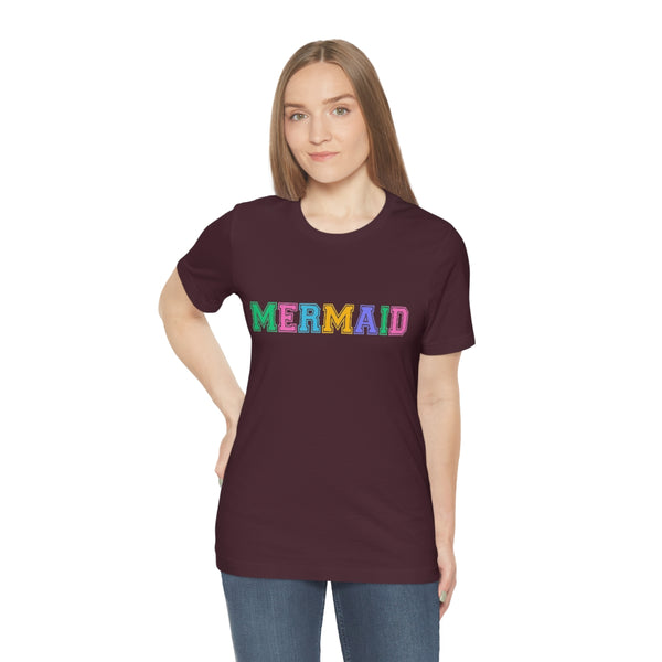 Varsity Mermaid Jersey Short Sleeve Tee