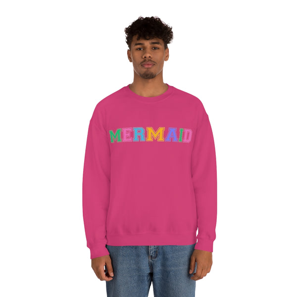 Varsity MERMAID Crewneck Sweatshirt