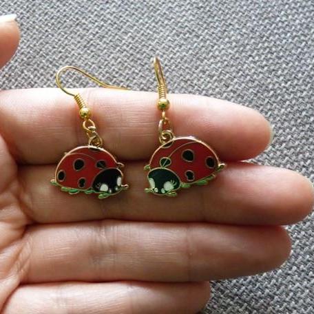 Ladybird Earrings - Kate Garey