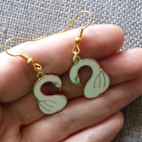 Swan Earrings - Kate Garey