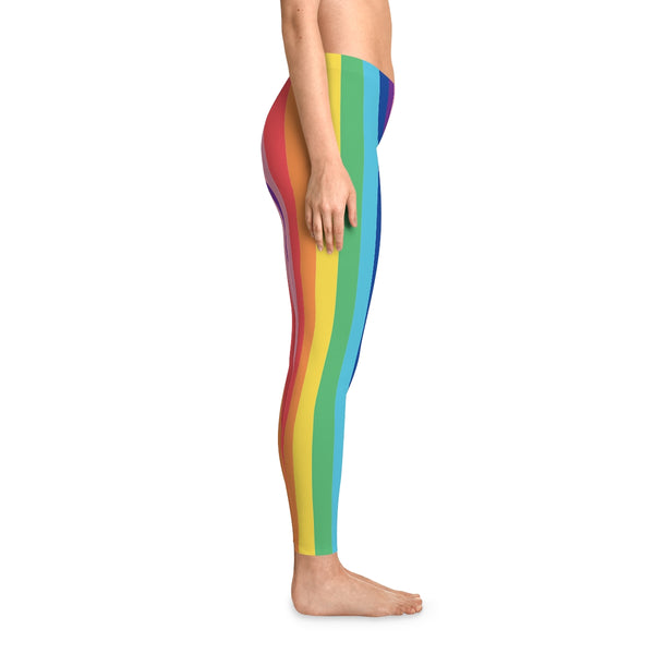 Rainbow Chunk Stretchy Leggings