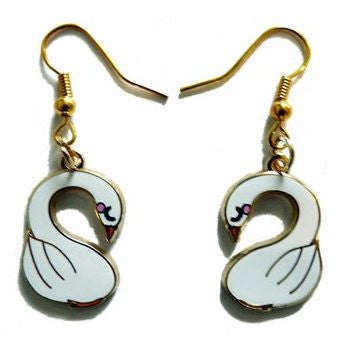 Swan Earrings - Kate Garey