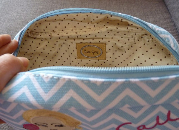 Call Me Large Cosmetic Bag - Kate Garey