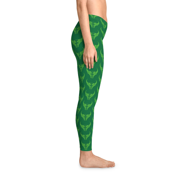 TT Cyber Stretchy Leggings Green