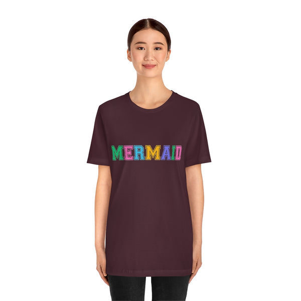 Varsity Mermaid Jersey Short Sleeve Tee