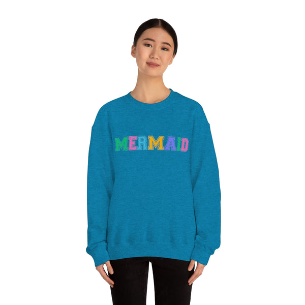 Varsity MERMAID Crewneck Sweatshirt