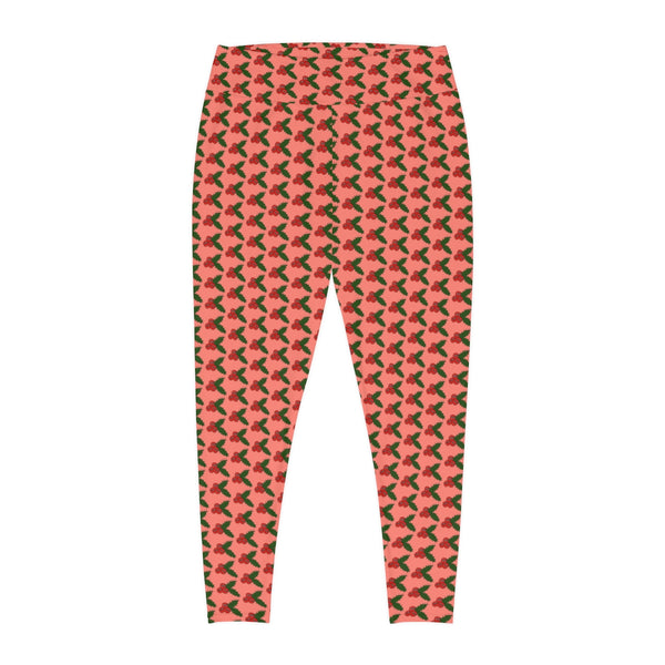 Christmas Holly Plus Size Leggings