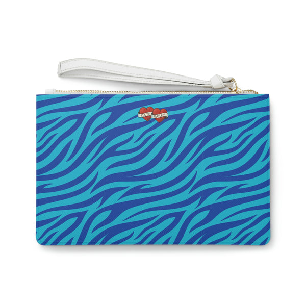 Blue Tiger Avatar Clutch Bag