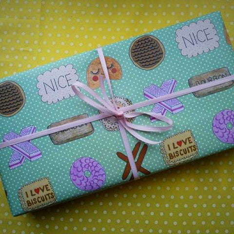Biscuits Gift Paper - Kate Garey