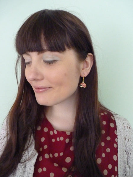 Ladybird Earrings - Kate Garey