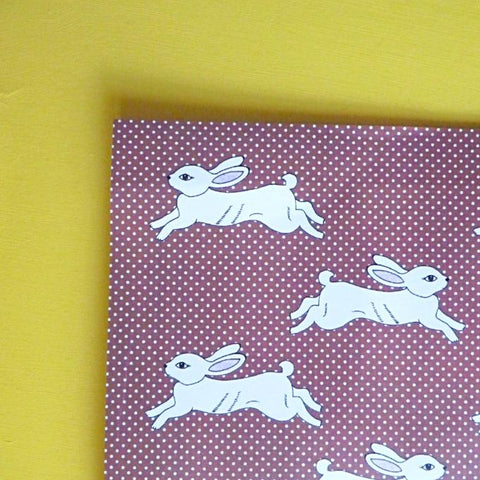 White Rabbit Gift Paper - Kate Garey