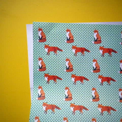 Mr fox Gift Paper - Kate Garey