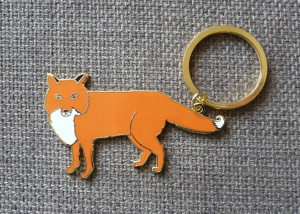 Mr Fox Keyring - Kate Garey