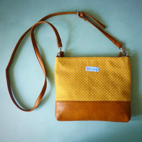 Blue Bird Over Shoulder Bag - Kate Garey