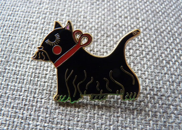 Scotty Pin Brooch - Kate Garey
