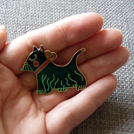 Scotty Pin Brooch - Kate Garey