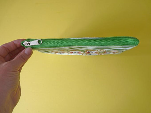 Wise Monkeys Cosmetic Pouch / Clutch - Kate Garey