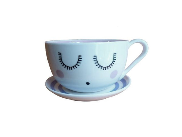 Blush Tea Cup & Saucer - Kate Garey