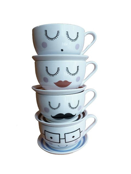 Tash Tea Cup & Saucer - Kate Garey
