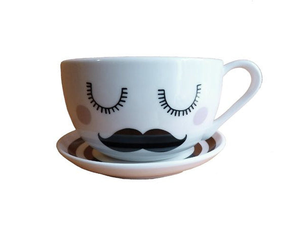 Tash Tea Cup & Saucer - Kate Garey