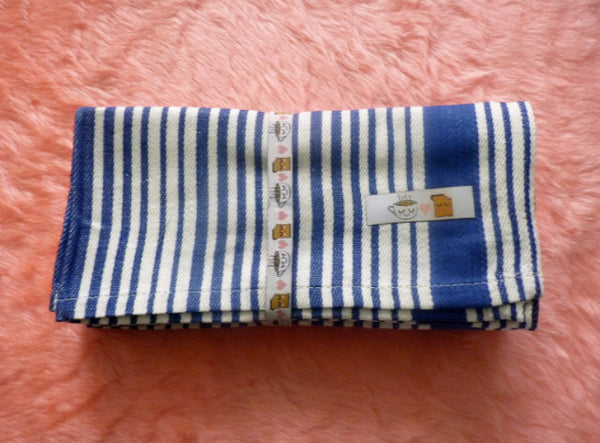 Tea & Toast Stripe Tea Towel - Pack of 3 - Kate Garey