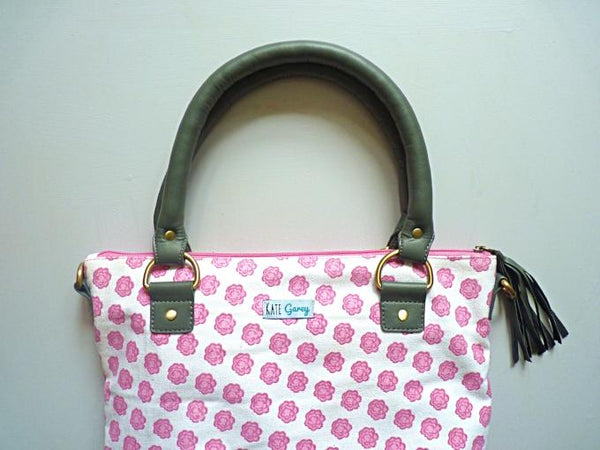 Rosy Cat Canvas Tote - Kate Garey